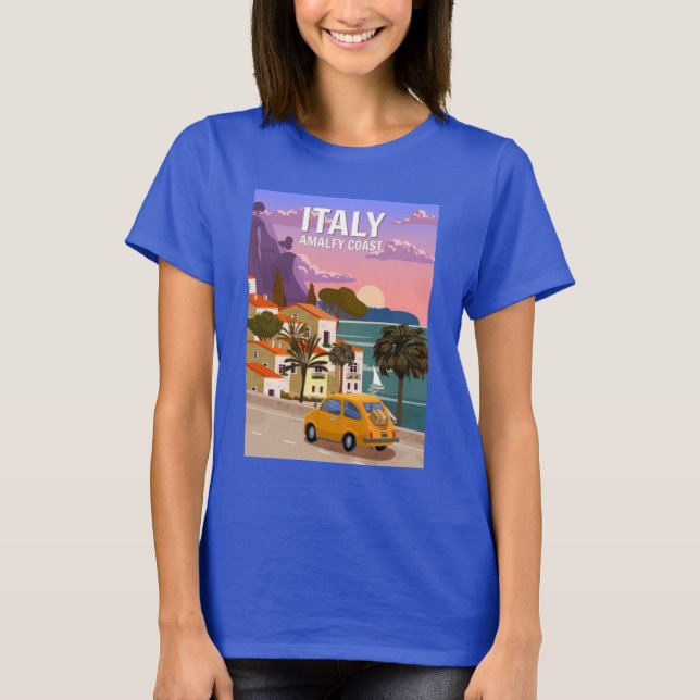 Amalfi Küste, Italien T-Shirt (Vorderseite)