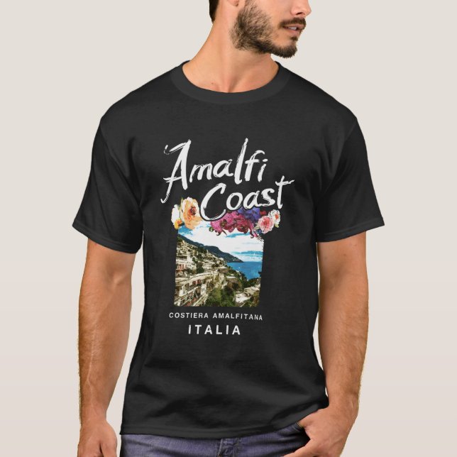 Amalfi Küste Italien T-Shirt (Vorderseite)