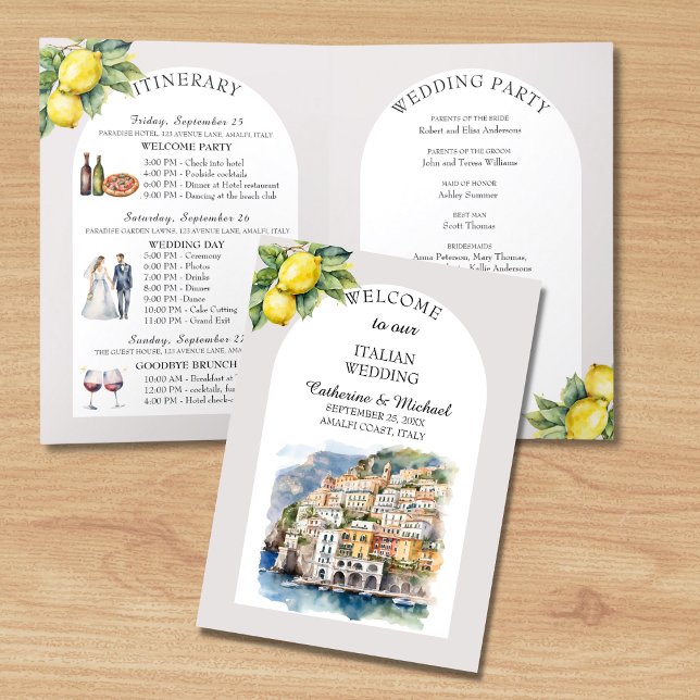 Amalfi Küste Italien Wasserfarben Hochzeit in Urla Programm (Von Creator hochgeladen)