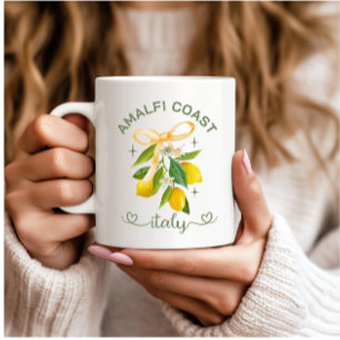 Amalfi-Küste Italien Zitrone & Schleife Tasse – Pe