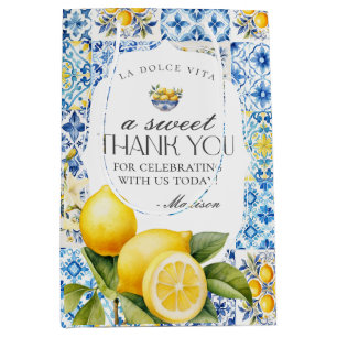 Amalfi Küste Italienisch Toskana Küste Mittlere Geschenktüte