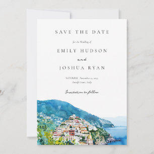 Amalfi Küste Italienische Hochzeit Save The Date
