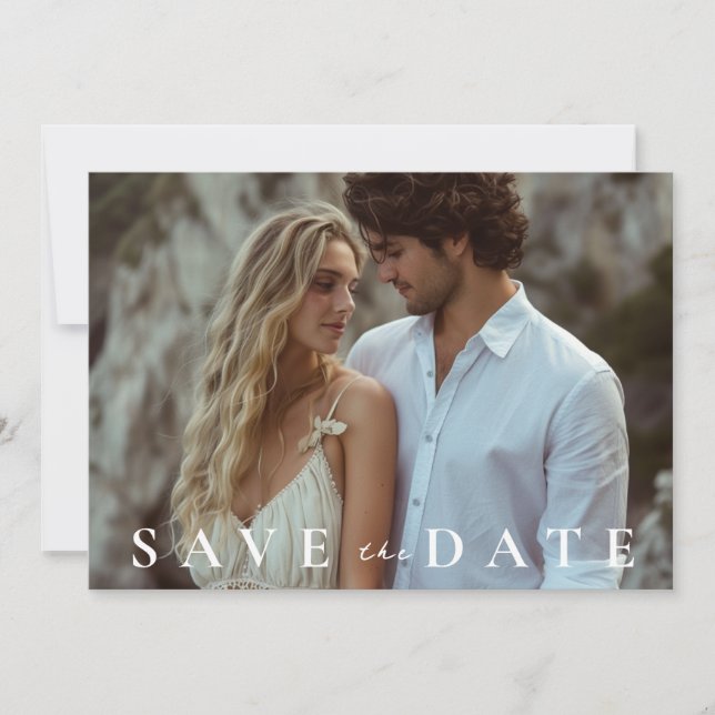 Amalfi Küste Italienische Hochzeit Save The Date (Vorderseite)