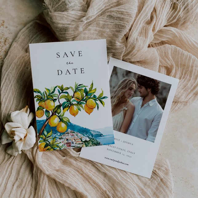 Amalfi Küste Italienische Hochzeit Save The Date (Von Creator hochgeladen)