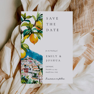 Amalfi Küste Italienische Hochzeit Save The Date