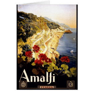 Amalfi Küste Italienisches Reiseplakat 1910 - 1920