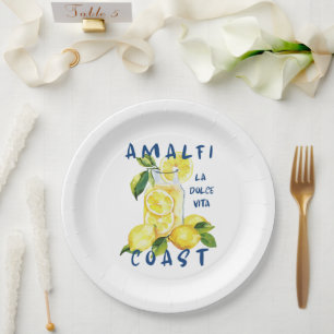 Amalfi-Küste – La Dolce Vita Limoncello Pappteller