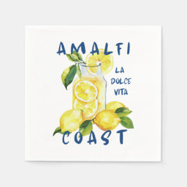 Amalfi Küste - La Dolce Vita Limoncello Serviette