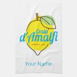 Amalfi Küste Lemon Italien Vintag Costa d'Amalfi Geschirrtuch