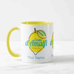 Amalfi Küste Lemon Italien Vintag Costa d'Amalfi Tasse