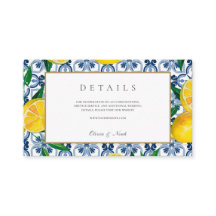 Amalfi Küste Mittelmeerlemon Fliesen Details