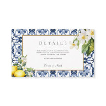 Amalfi Küste Mittelmeerlemon Fliesen Details