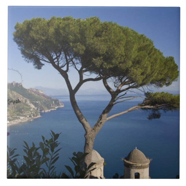 Amalfi Küste, Ravello, Kampanien, Italien Fliese (Vorderseite)