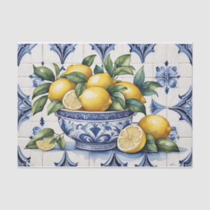 Amalfi Küste Schüssel Zitronen Seidenpapier
