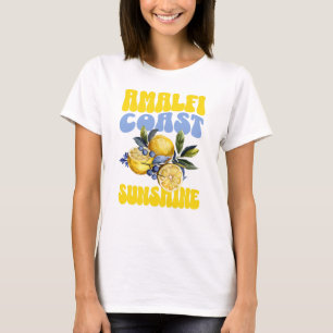 Amalfi Küste Sonnenschein Zitronen T-Shirt