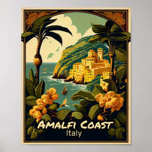 Amalfi Küste Vintag Poster