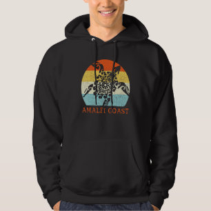 Amalfi Küste Vintag Retro Schildkröte Europäischer Hoodie