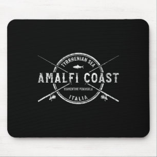 Amalfi-Küste Vintage gekreuzte Angelruten  Mousepad