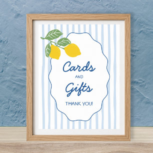 Amalfi-Küsten Karten & Geschenke Zitronen-Junggese Poster