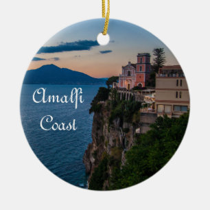 Amalfi-Küsten-Weihnachtsverzierung Keramikornament