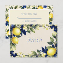 Amalfi-Küsten-Zitronenblaue Floral-Hochzeit