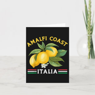 Amalfi Küstenstadt Italienische Zitronen Italien Karte