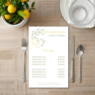 Amalfi Lemon Chic Flyer