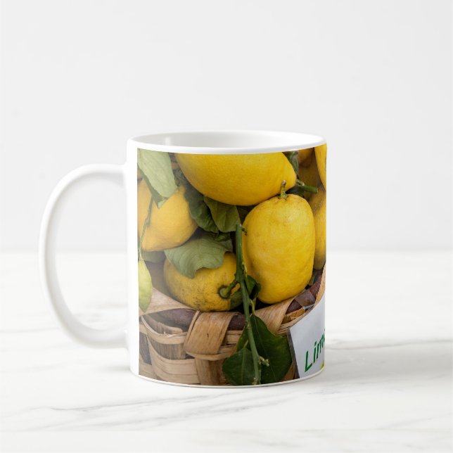 Amalfi Lemon Dream #3 #travel #wall #art Kaffeetasse (Links)