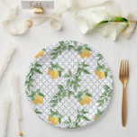 Amalfi Lemon Papierplatte Pappteller<br><div class="desc">Fügen Sie Ihrer nächsten Ansammlung eine Touch italienischen Charme hinzu mit diesen Amalfi Lemon Tellern! Ideal für Brautpartys,  Babyduschen oder für einen Pop im Stil der Stadt. Lassen Sie Ihren Tisch mit diesen lebendigen und eleganten Tellern noch heute aufräumen!</div>
