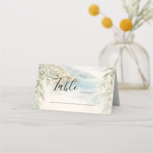 Amalfi Reverie — Mediterrane Hochzeit am Meer Platzkarte