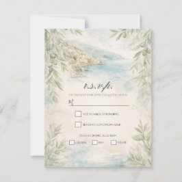 Amalfi Reverie Mediterranean Coastal RSVP Einladung