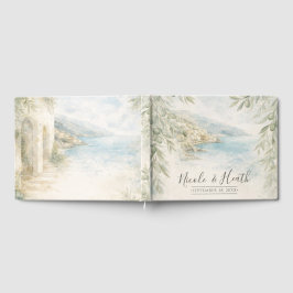 Amalfi Reverie — Mediterranean Coastal Wedding Gästebuch