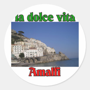 Amalfi Runder Aufkleber