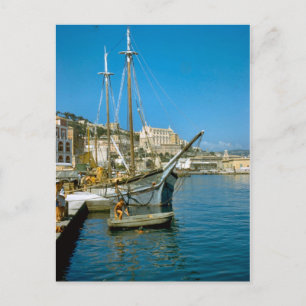 Amalfi, Wasserfront mit Fischerboot Postkarte