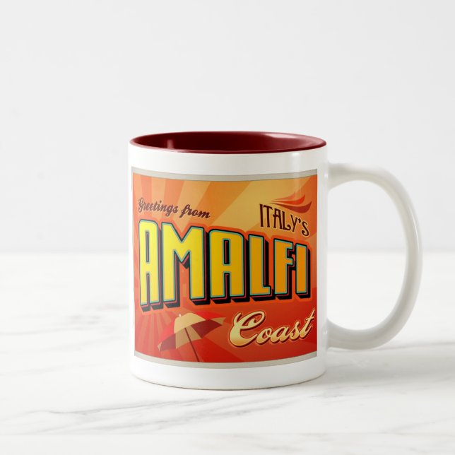 AMALFI ZWEIFARBIGE TASSE (Rechts)