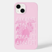 Amalfiküste, Italien, Reisekunst, Preppy, Pink