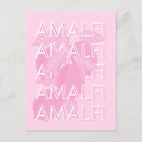 Amalfiküste, Italien, Reisekunst, Preppy, Pink