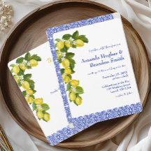 Amalfiküste Italienische Zitrone & Blaue Fliese