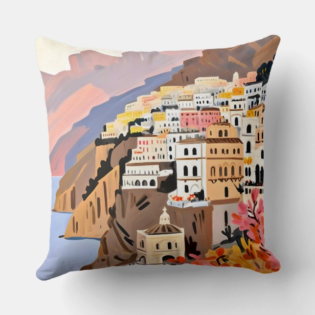 Amalfiküste Kissen (Rückseite)