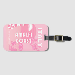 Amalfiküste, Reisekunst, Rosa Gepäckanhänger