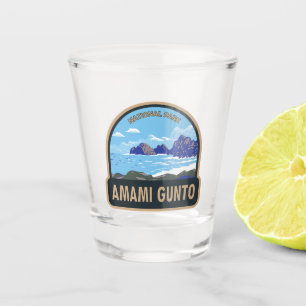 Amami Gunto Nationalpark Japan Reisen Vintag Schnapsglas