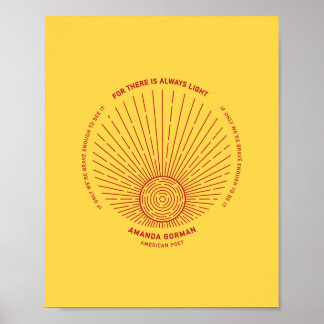 Amanda Gorman Einweihung Gedicht 202 Poster