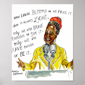 AMANDA GORMAN - Es gibt immer Licht Poster