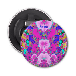 AMANDA ~ Hübsches mehrfarbiges ~ 3D-Fraktal Flaschenöffner