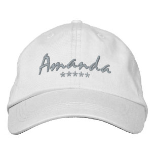 Amanda Name Bestickte Baseballkappe