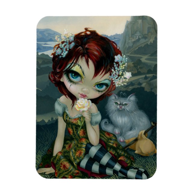 "Amanda Palmer Tarot: Der Dumme" Flex Magnet (Vertikal)