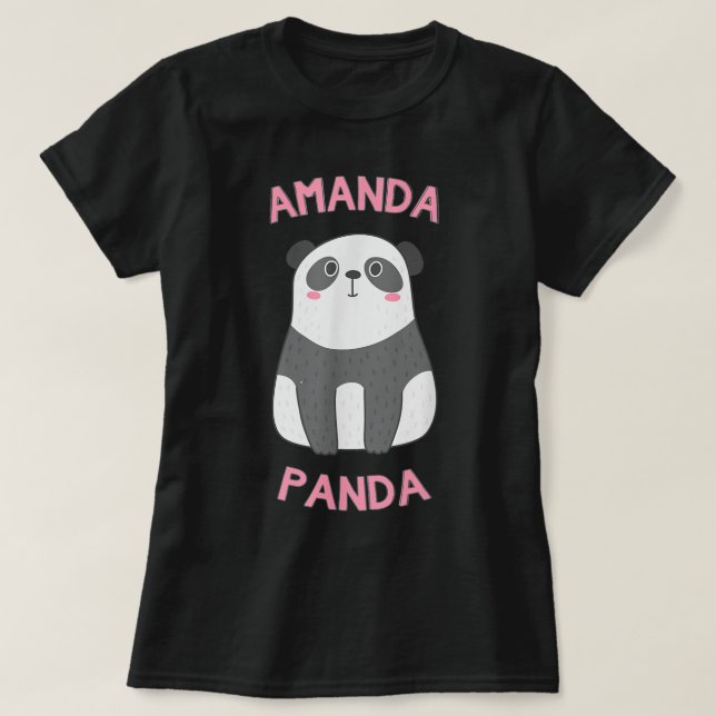 Amanda Panda Bear T-Shirt (Design vorne)