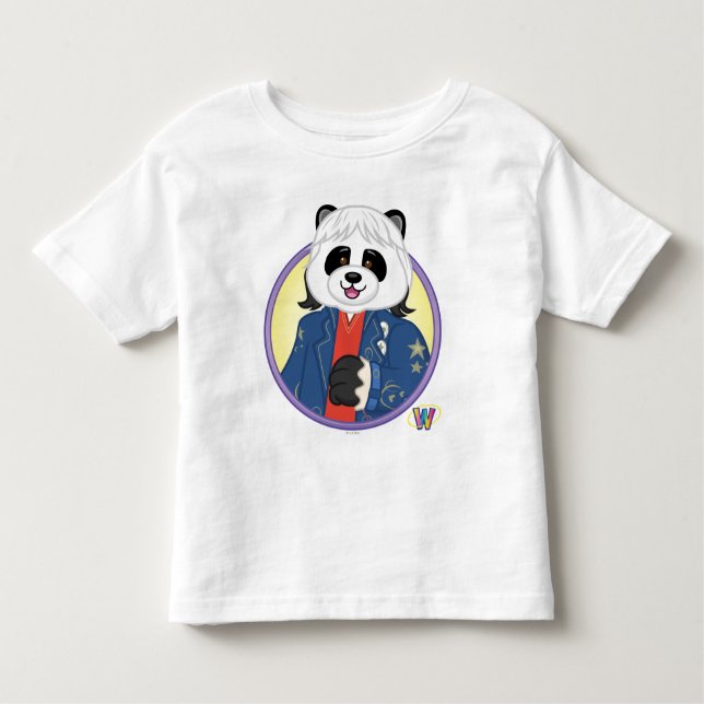Amanda-Panda Kleinkind T-shirt (Vorderseite)