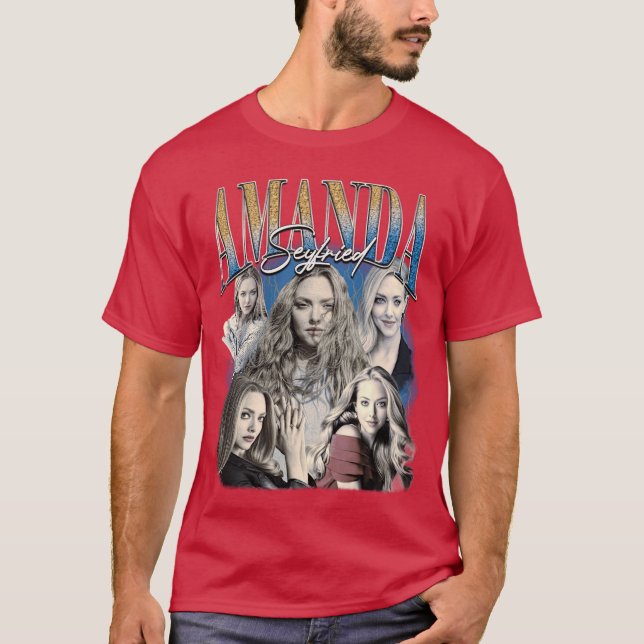 Amanda Seyfried Bootleg Vintage T-Shirt (Vorderseite)