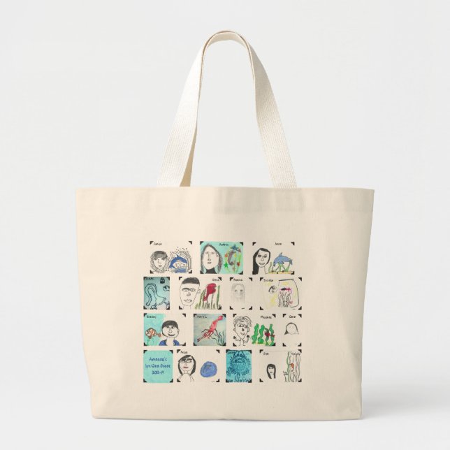 Amanda-Tasche Jumbo Stoffbeutel (Vorne)